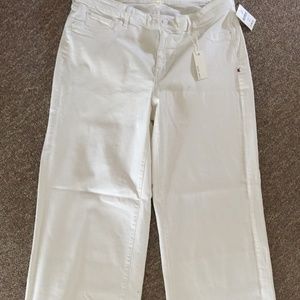 Brand New Warp+Weft White wide leg jeans